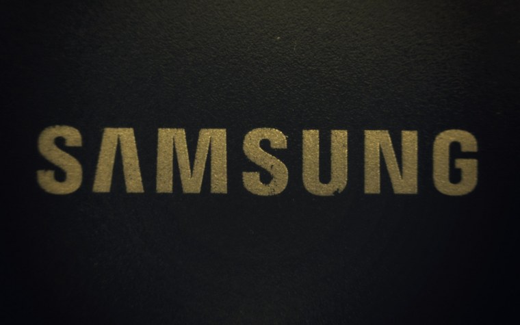 Обои с логотипом Samsung