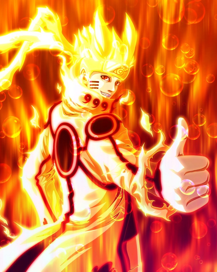Наруто Узумаки огневой