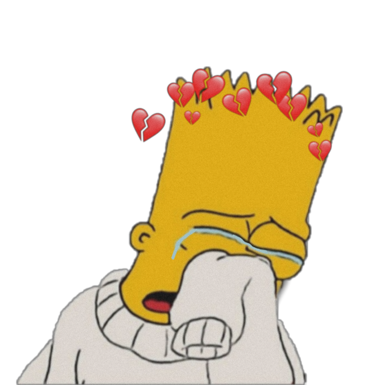 Плачущий барт симпсон