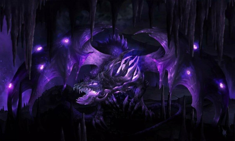 Фиолетовый монстр арт