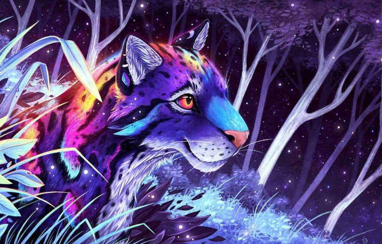 Фрактальная Графика животные