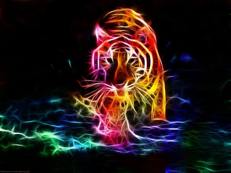 Неон животные