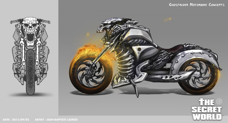 Демонический мотоцикл
