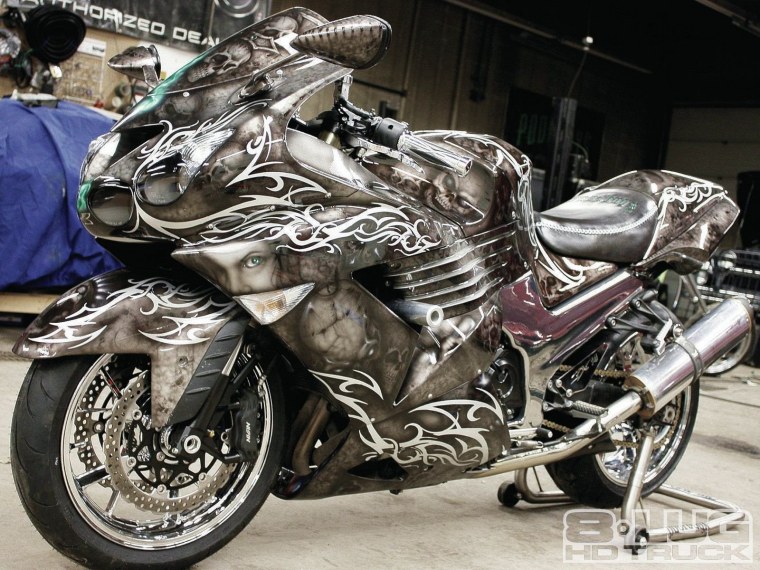 Аэрография спортбайк