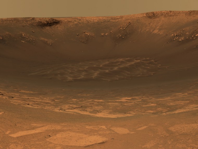 Поверхность Марса кратеры