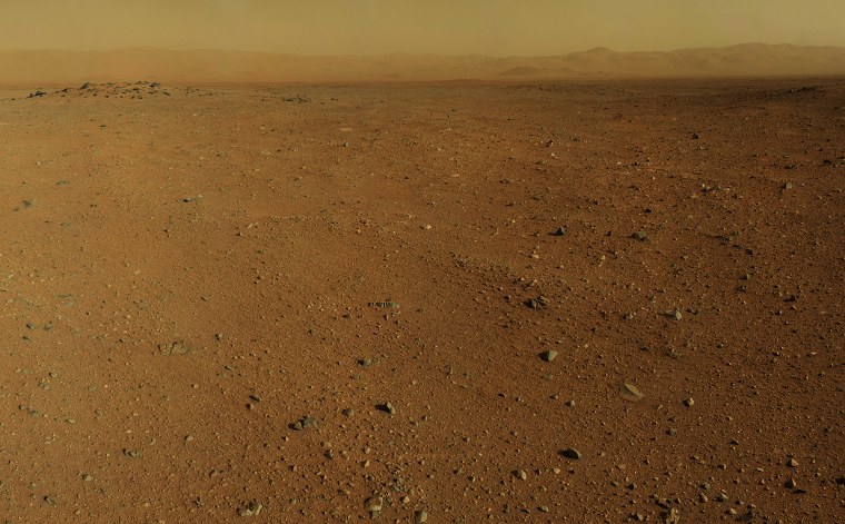 Марс поверхность планеты с марсоходом