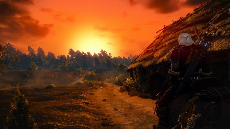 Ведьмак 3 Туссент закат