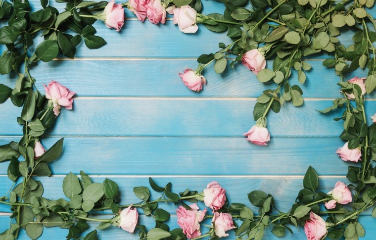 Фотофон с цветами