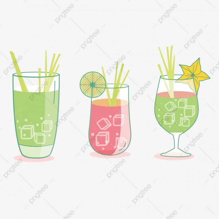 Прохладительные напитки вектор