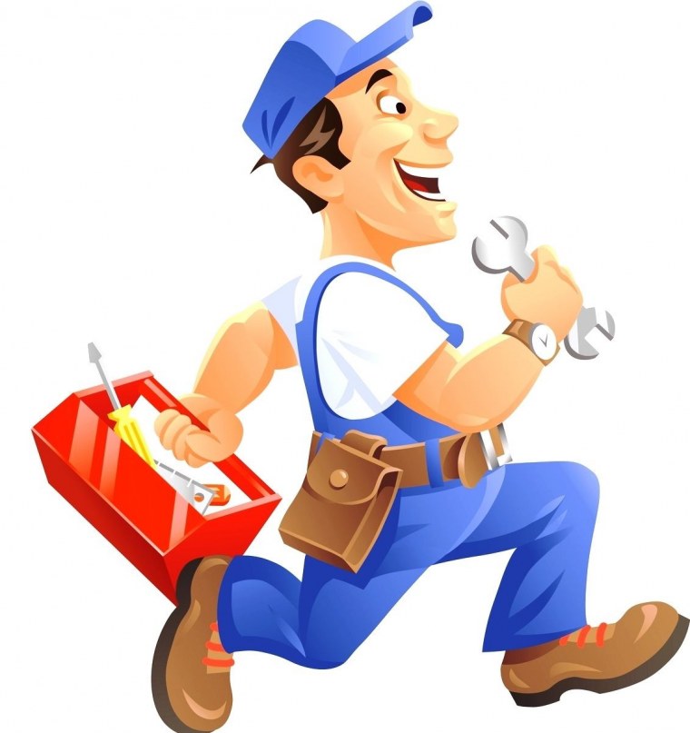 Человек в каске