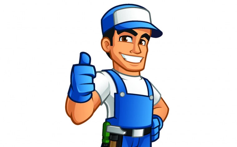 Силуэты людей на стройке