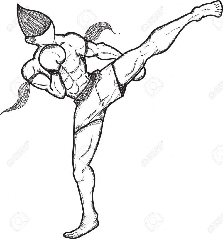 Тайский бокс карандаш