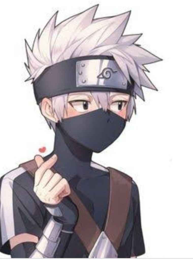 Какаши Хатаке с сердечками