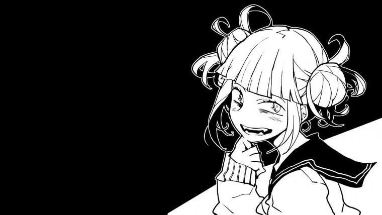 Himiko toga чёрно белое