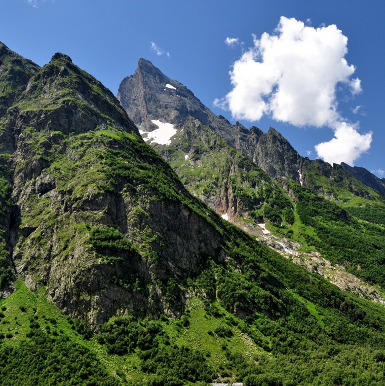 Кавказ пейзаж Эльбрус Ингушетия