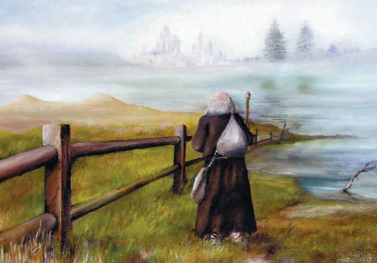 Путник живопись