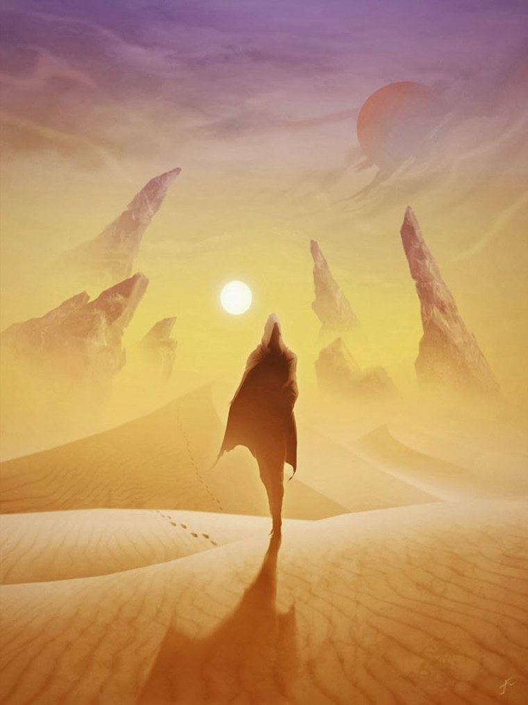 Одинокий Странник в пустыне