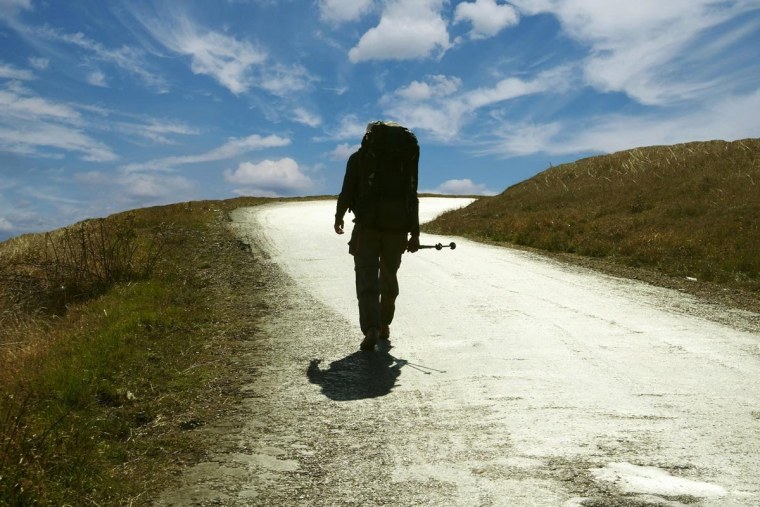 Путник на дороге