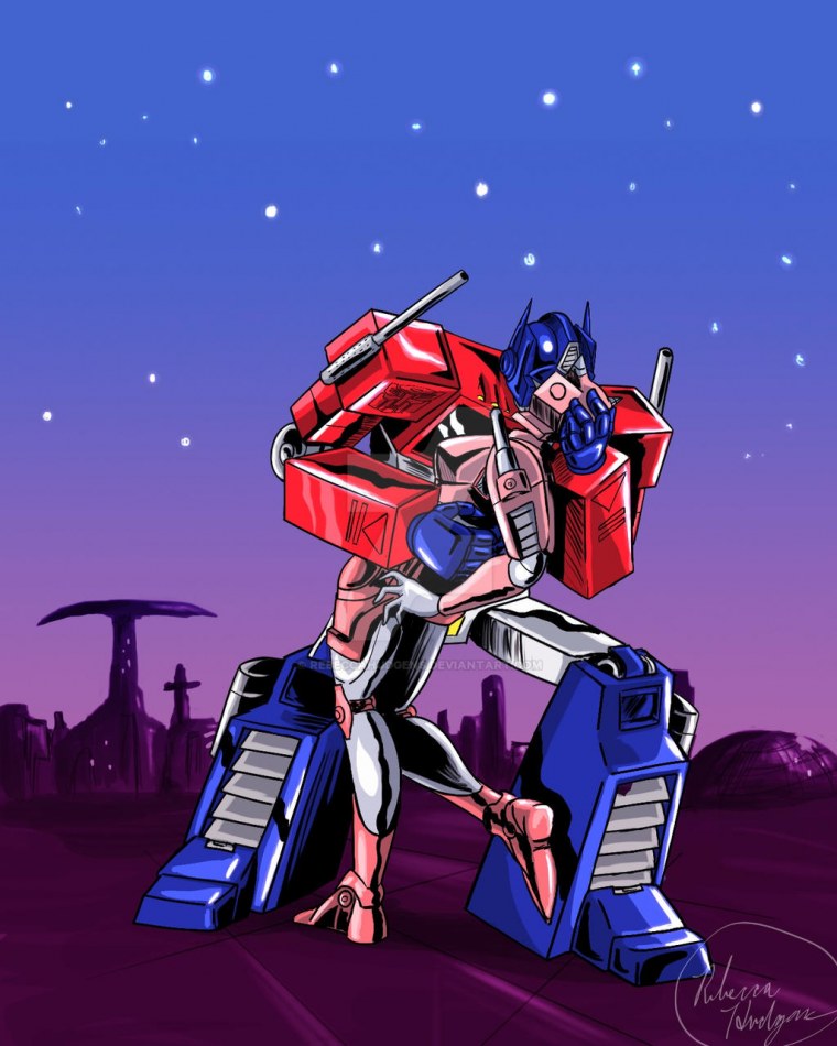 Optimus Prime and Elita one