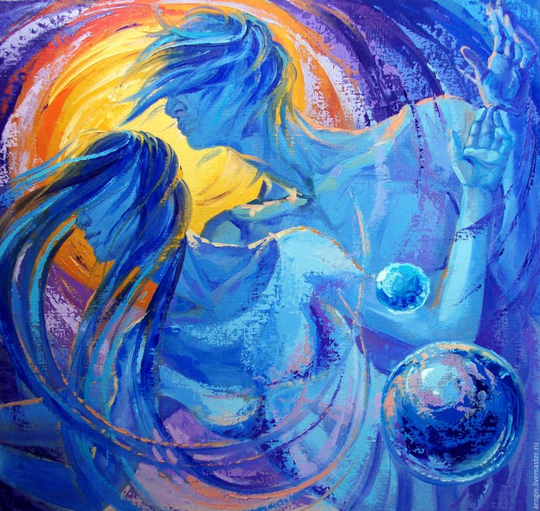 Объятия акварель