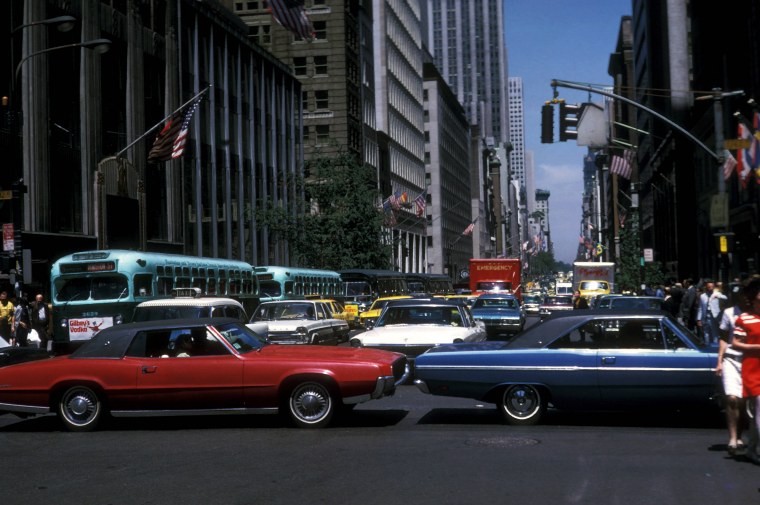 Нью Йорк 70х автомобили