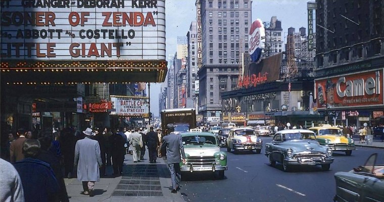 Нью-Йорк Манхэттен 1960