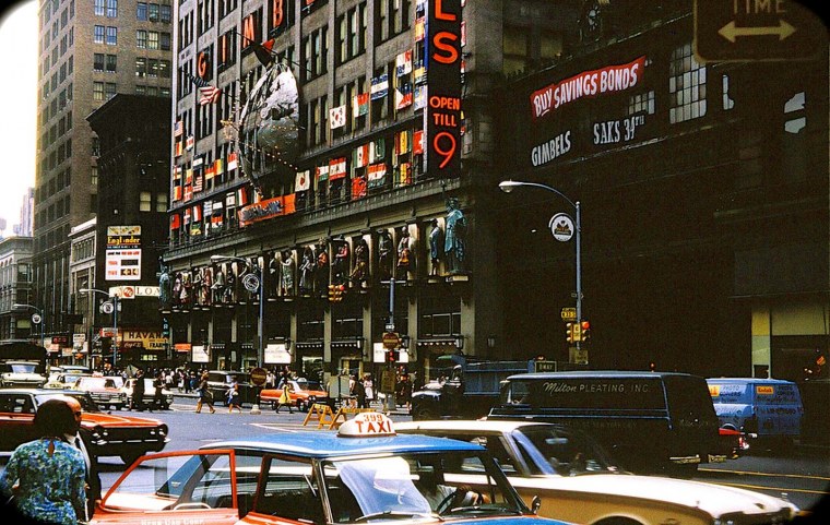 Нью Йорк 60-70х город