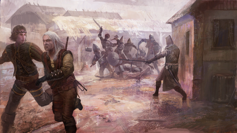 Ведьмак 2 Геральт арт