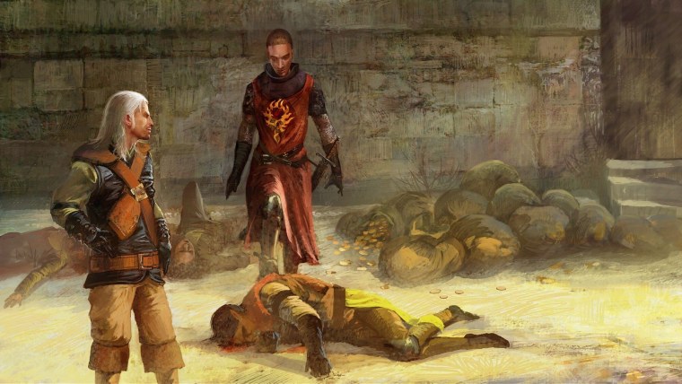 Орден пылающей розы Ведьмак 1