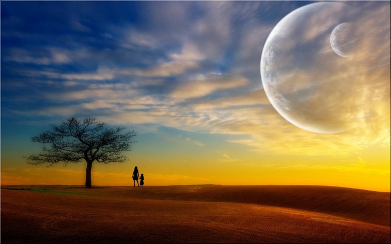 Закат на другой планете