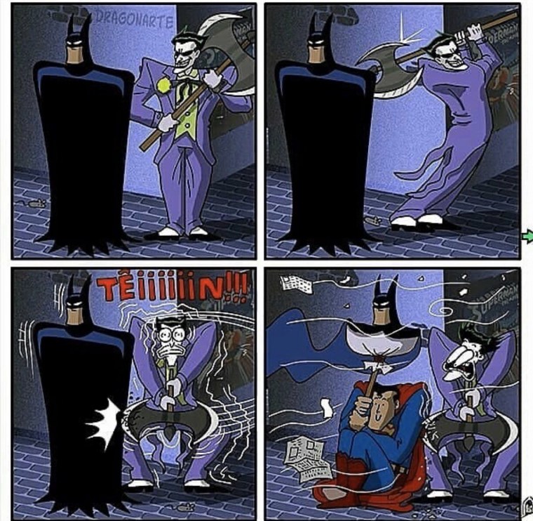 Прикольные комиксы про Бэтмена