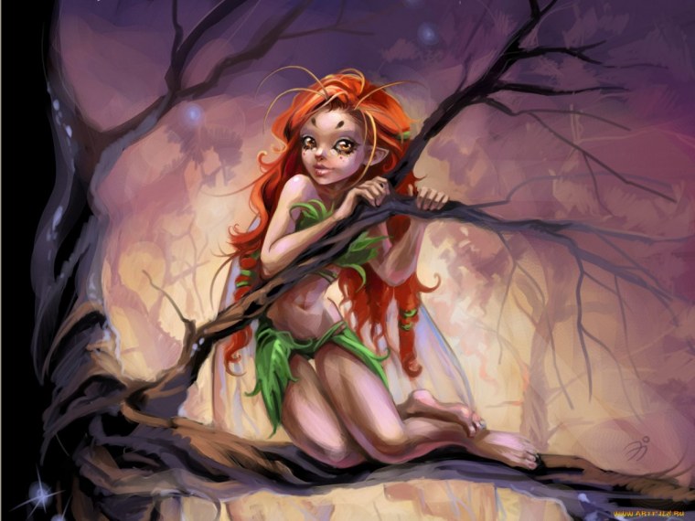 Лесная эльфийка рыжая