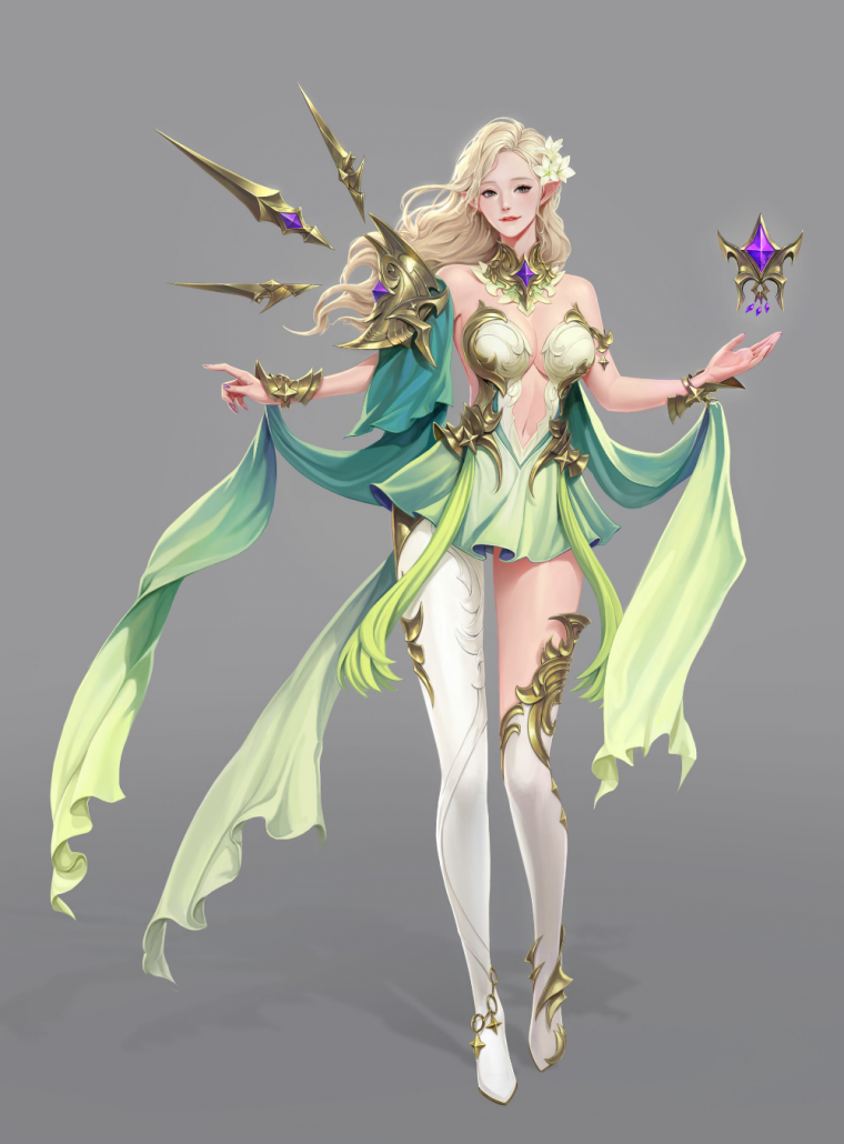 Девушка фэнтези арт полнорост