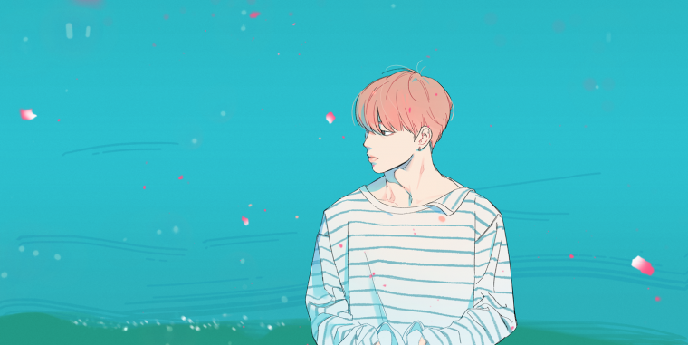 BTS на черном фоне