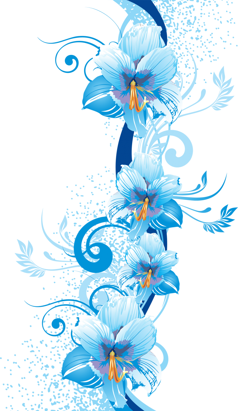 Красивый вертикальный орнамент