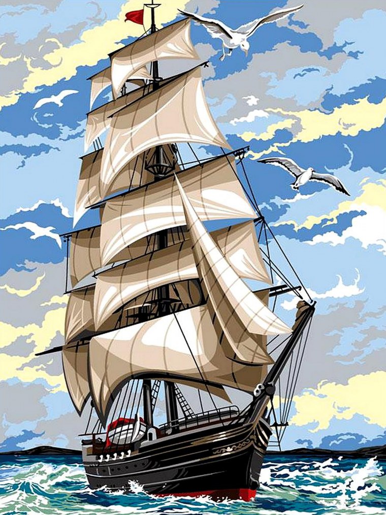 Красивый вертикальный узор