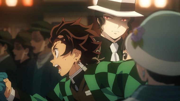 Клинок рассекающий демонов Танджиро и Мудзан