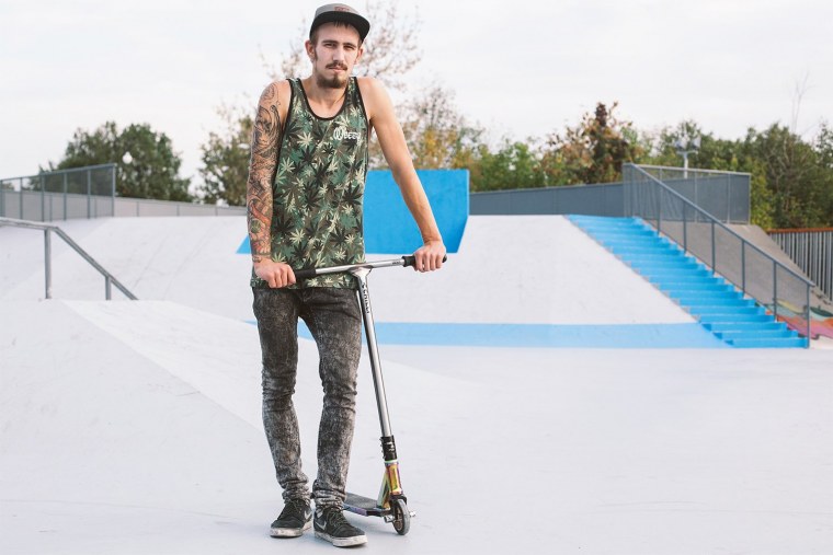 Райдеры на самокатах