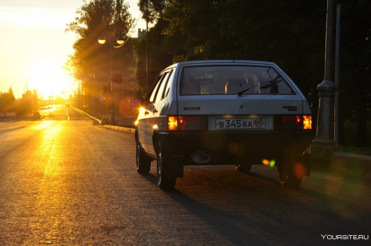 Лада 2109 ночью