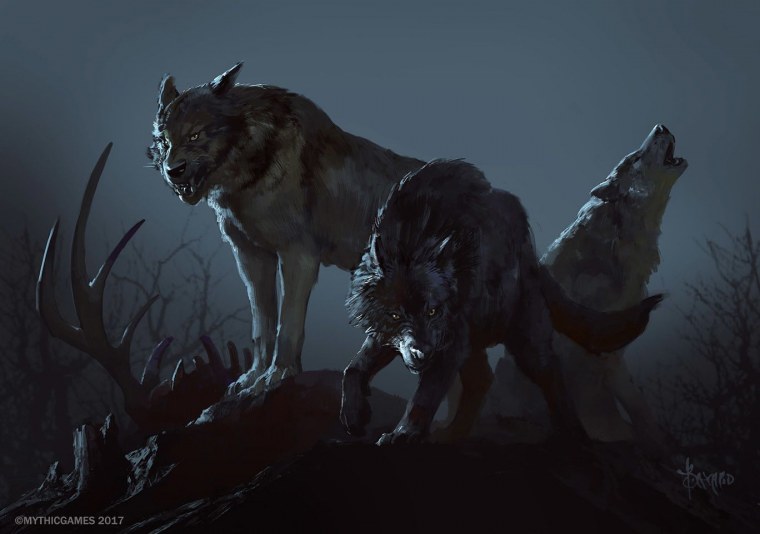 Фенрир белый волк