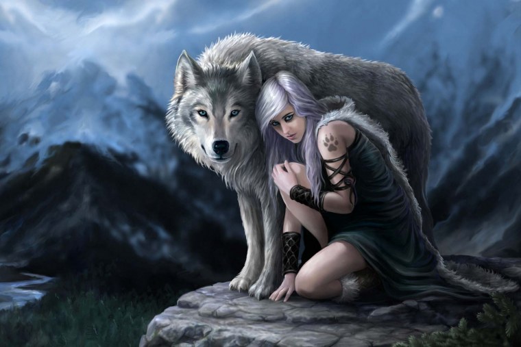 Демон Фамильяр волк