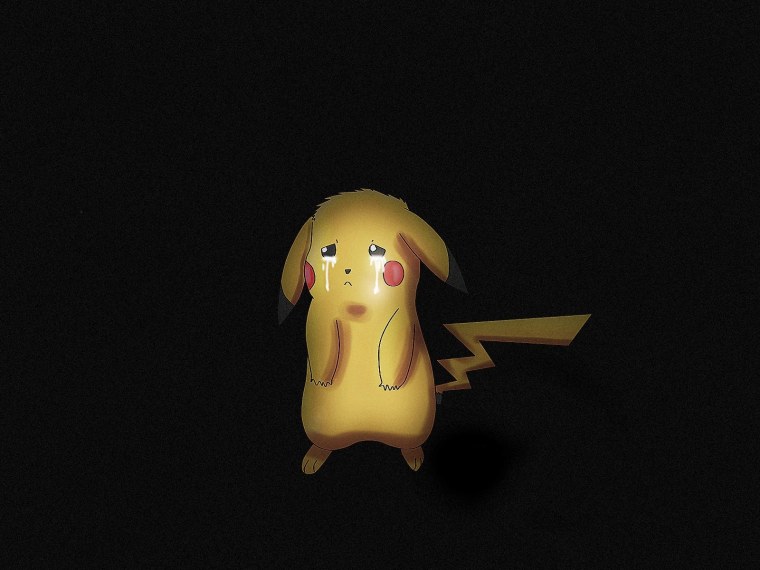 Пикачу плачет