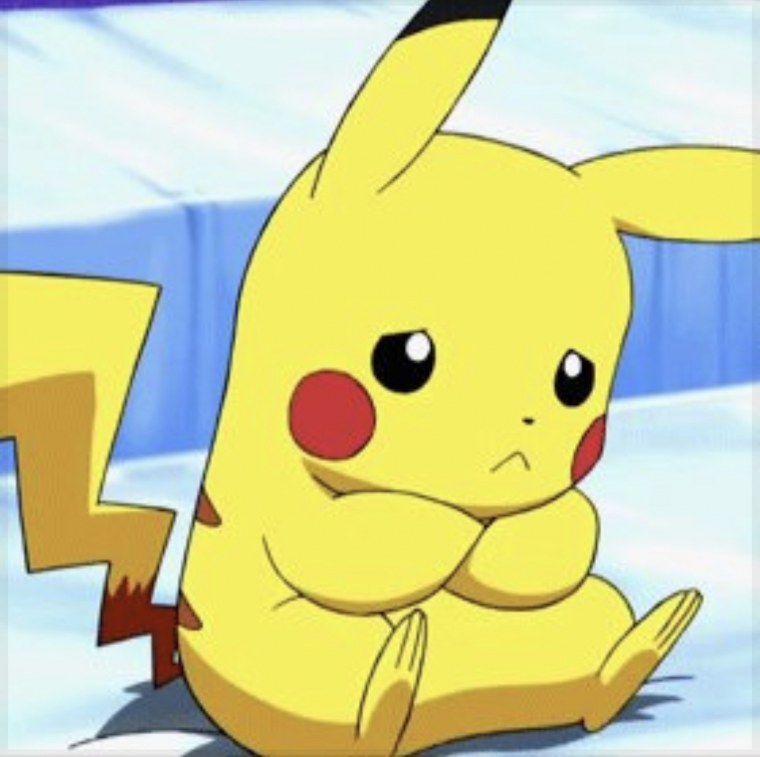 Пикачу плачет