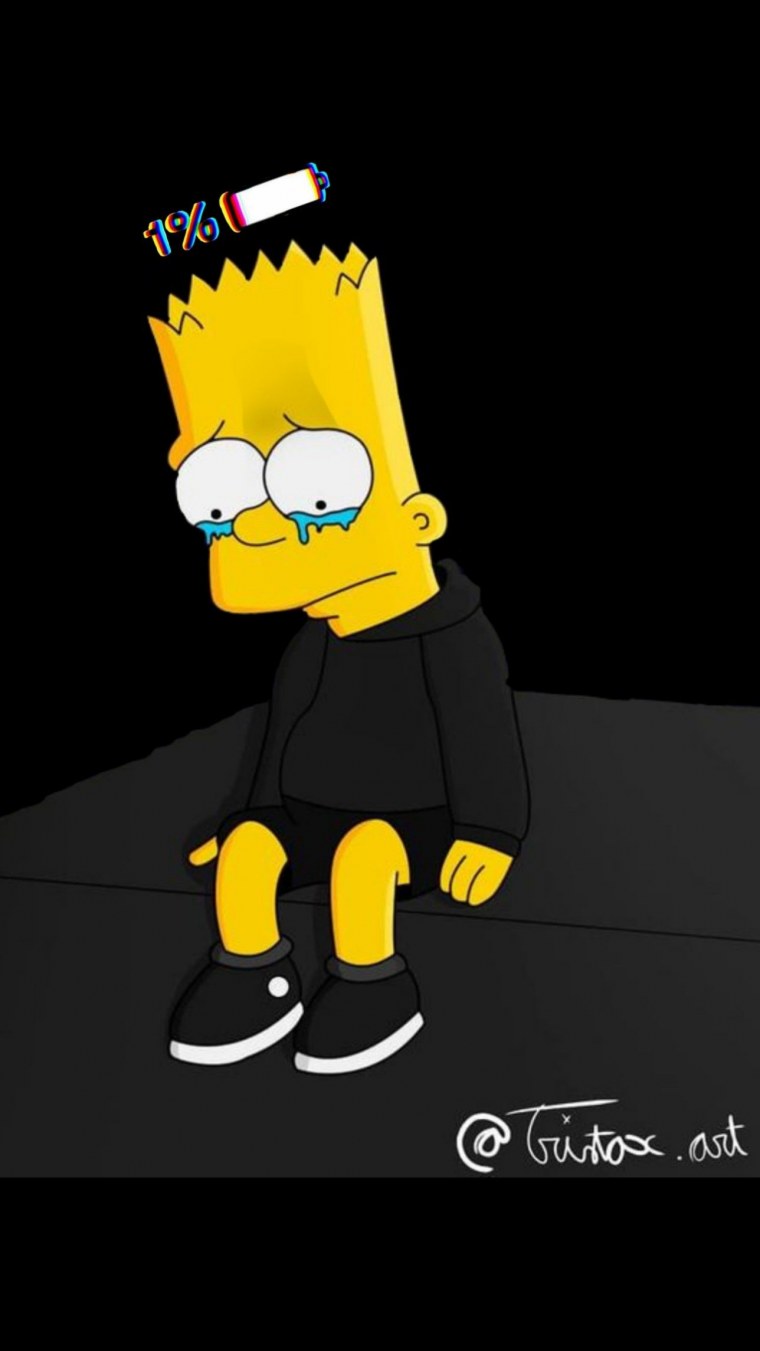 Барт симпсон грустный