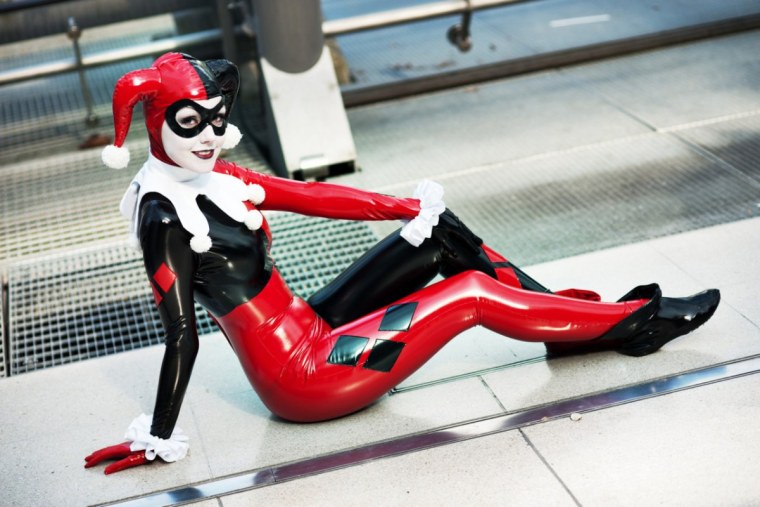 Харли Квинн костюм латекс