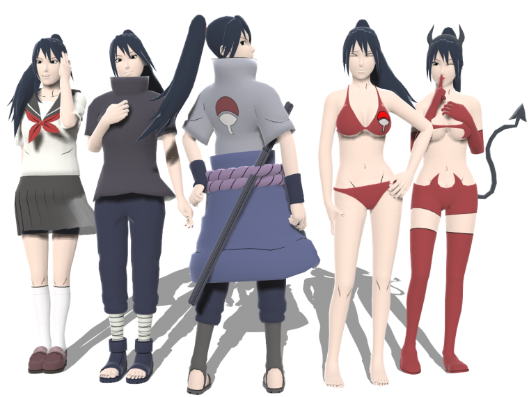 Аниме Наруто Саске девушка