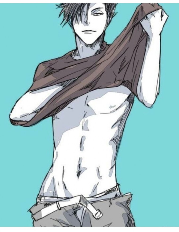 Аниме парни с большим