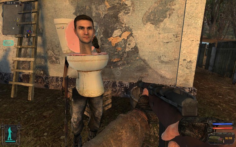 Сталкер Сидорович с РПГ