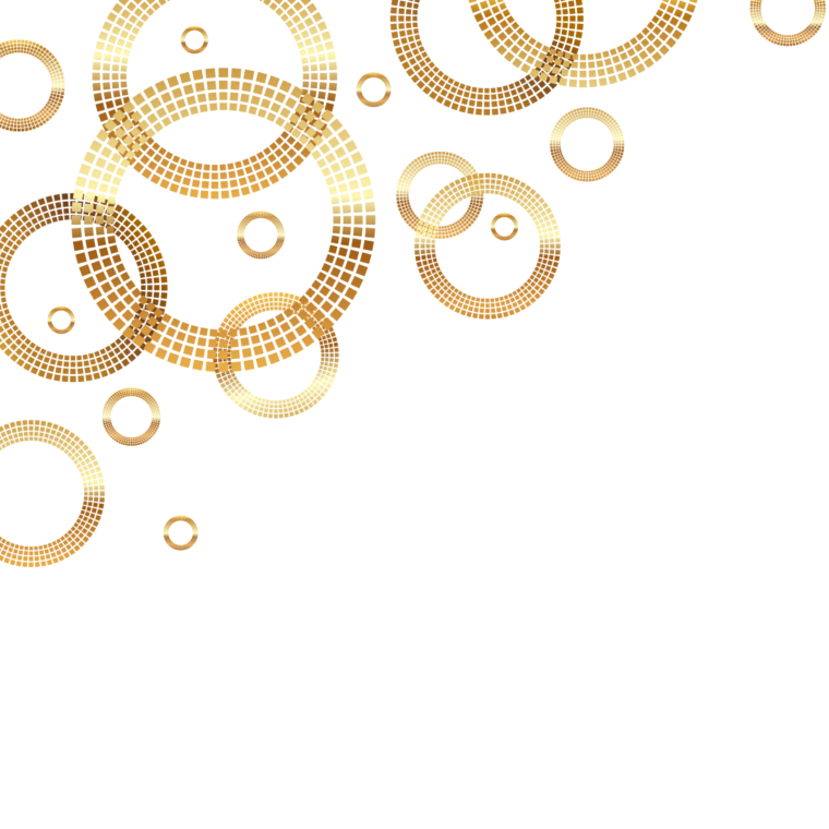 Золотые кружочки