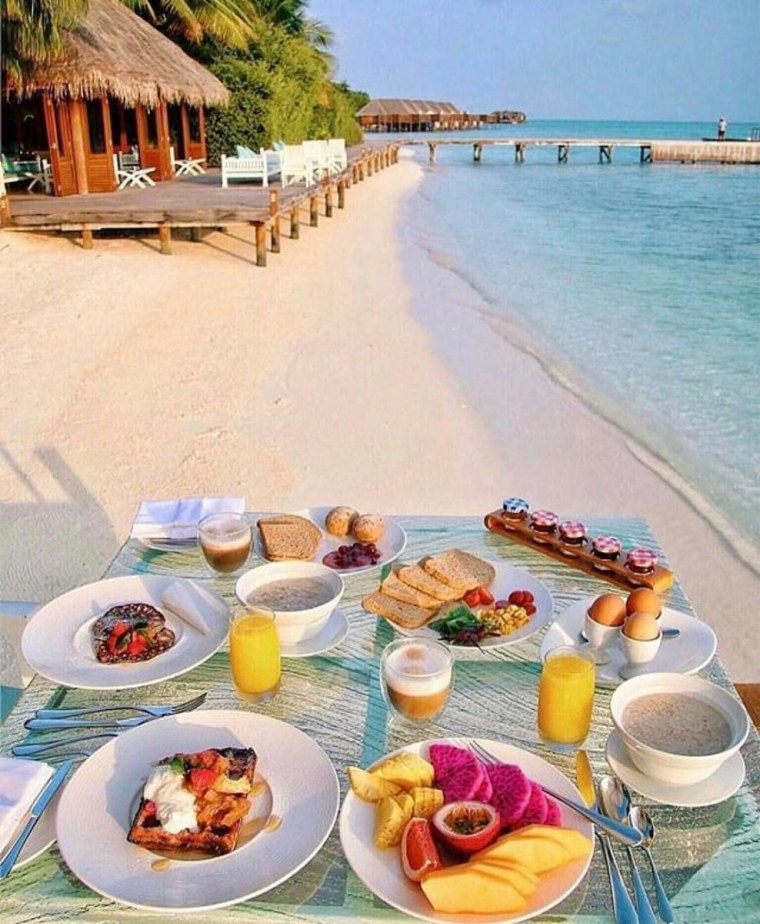 Завтрак на пляже